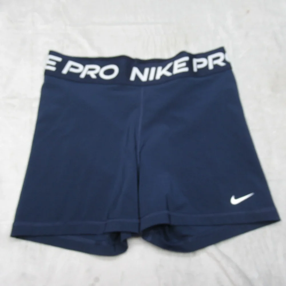 Nike Pro Shorts Youth? Large‎ Blue Compression Dri-FIT Training Athletic Running
